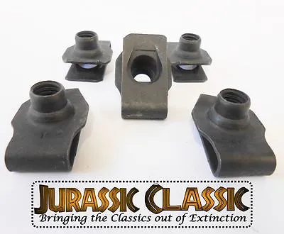 1946-1980 Ford 5pk 3/8-16 Extruded Fender U-Nuts Clips Hood Body Panel Trunk • $12.09