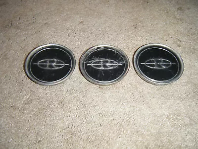 (3) 80-85 Buick Riviera Spoke Wire Wheel Cover Rim Hubcap Center Caps Emblems • $75