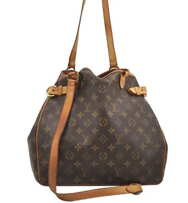 Authentic Louis Vuitton Monogram Batignolles Vertical Tote Bag M51153 Junk 9079H • $27