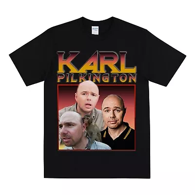 KARL PILKINGTON Homage T-shirt Funny Mens Tee Dad Husband Gift Idea UK Humour • £31.99