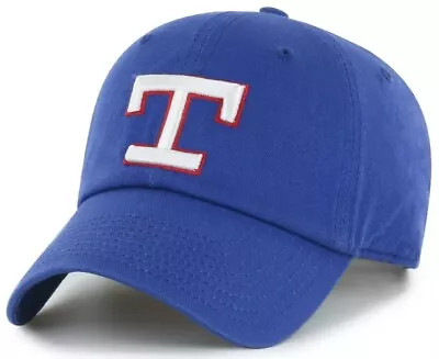 Texas Rangers MLB FF Cooperstown Vintage Clean Up Blue Hat Cap Adult Adjustable • $19.99