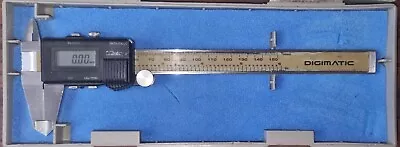 Mitutoyo Digital Vernier Caliper 150mm 6  Digimatic Measuring Tool In Case • £49.50