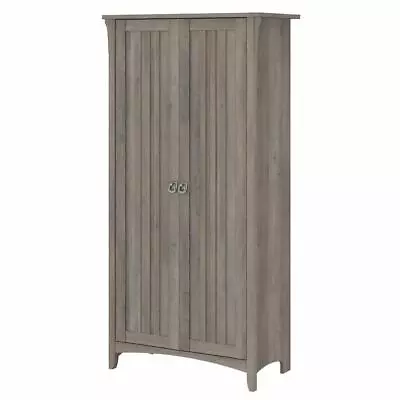 Salinas Kitchen Pantry Cabinet With Doors In Driftwood Gray - Engineered Wood • $274.99