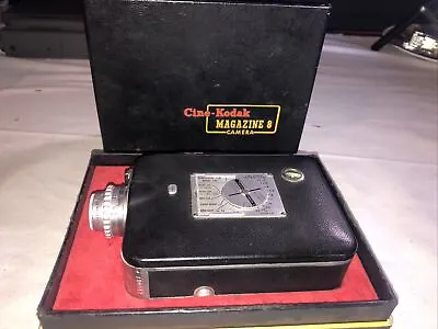 Vintage Cine Kodak  Magazine 8 16mm Movie Camera W/ 25mm F1.9 Lens & Case Untest • $50