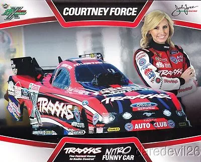 2013 Courtney Force Traxxas Ford Mustang Funny Car NHRA Postcard • $4.99