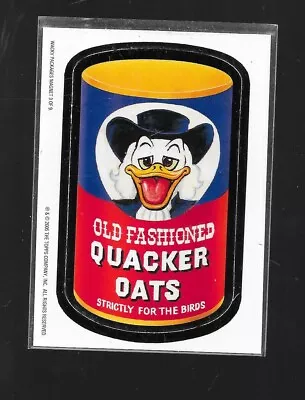 Wacky Packages All News Series 2 2005 Magnet Card 2 Quacker Oats • $3