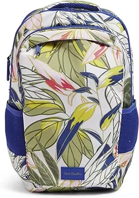 NWT VERA BRADLEY ReActive GRAND Laptop BACKPACK In Rain Forest Leaves -NWT • $38.75