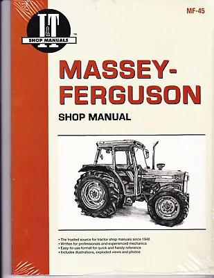 $30.66 • Buy Massey Ferguson MF362,365 MF375 MF383 MF390,T, MF398 Tractor Service Manual MF45