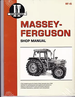 Massey Ferguson MF362365 MF375 MF383 MF390T MF398 Tractor Service Manual MF45 • $30.66