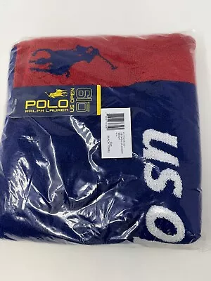 NEW Polo Ralph Lauren Special Edition US OPEN  Beach Towel Blue Red Green • $44.95