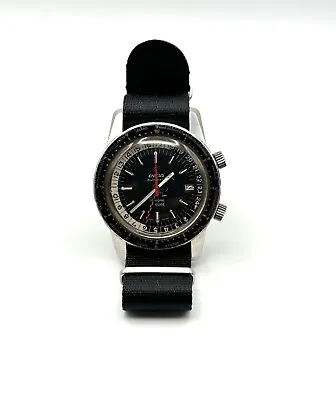 Vintage 1060’s ENICAR Sherpa Guide GMT Automatic Watch. EPSA Super Compressor. • $2550