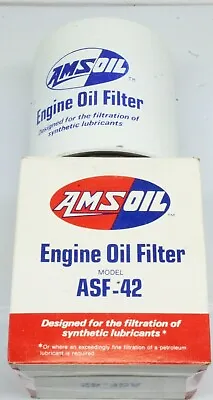 Antique Amsoil Engine Oil Filter Asf-421968-1978 Ford Mercury MG Volvo See Pics • $12.99