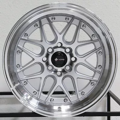 4-New 16  Vors VR7 Wheels 16x8 4x100/4x114.3 20 Silver Rims 73.1 • $599