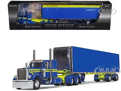 Box Dented PETERBILT 379 SLEEPER W/TRAILER DSD TRAN. 1/64 DCP/FIRST GEAR 69-1679 • $48