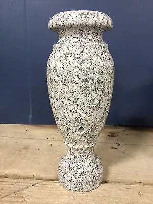 Lunar Pearl Granite Vase Monument Cemetery Gravestone Memorial Flower 10x4-G • $99