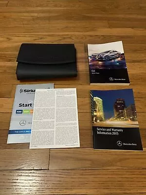 2015 Mercedes Benz CLA Owners Manual With Case OEM Free Shipping • $19.95