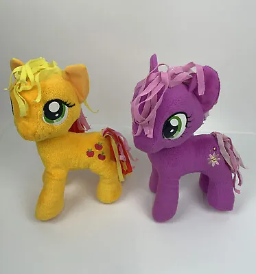 My Little Pony Apple Jack & Pinkie Pie Plush Pony 12  Lot Of 2 • $7