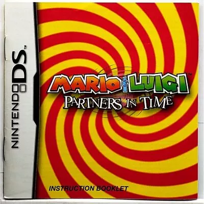 (Manual Only) Mario And Luigi Partners In Time Nintendo DS Authentic • $23.15