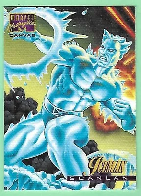 1995 Marvel Masterpieces Canvas Limited Edition ICEMAN #10 • $4.25