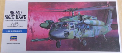 $16.99 • Buy Hasegawa 1:72 HH-60D Night Hawk Plastic Model Rescue Helicopter Kit, Brand New