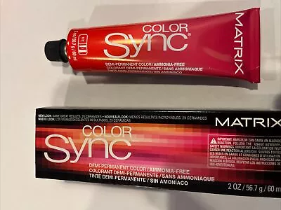 MATRIX Color Sync Demi-Permanent Hair Color 2 Oz - 6M Light Brown Mocha • $12.99