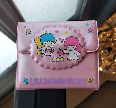 $25 • Buy NOS Sanrio Little Twin Stars 1997 Vintage Pink Puffy Wallet Kiki Lala Butterfly