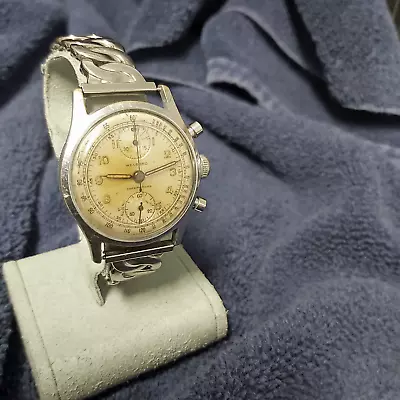 Vintage Wellsboro Chronograph Ultra High Grade Venus Caliber 170 Running FINE!! • $895