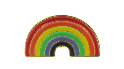 Rainbow  Lapel Metal Pin Badge -  Symbol  Silver Backing Pin UK • £2.40