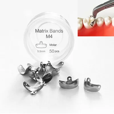 10/20/50 Dental Matrix Bands Sectional Contoured Metal Matrice Refill Soft Band • $9.99