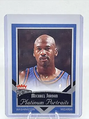 2002-03 Fleer Platinum Portraits #15 Michael Jordan NBA HOF Insert NM • $13.98