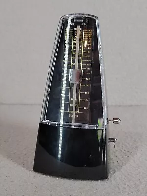 Metronome -Traditional Wind Up -Mechanical -for Piano Guitar Bass Drum Tested • $17.99