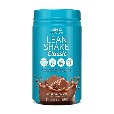 GNC Total Lean Lean Shake Classic Supports Lean Muscle - Swiss Chocolate 1.69 LB • $43.99