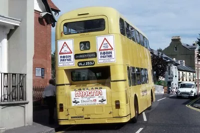 Bus Photo - Yellow Buses Bournemouth 253 ULJ253J Atlantean Shock Rear Shot • £1.19