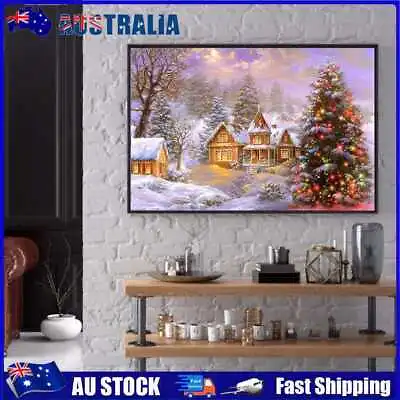 $22.22 • Buy Christmas Village 5D DIY Diamond Painting Kits Full Square Drill Wall Decor Art