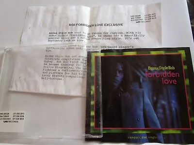 £9.47 • Buy Bronx Style Bob Forbidden Love. Sire Warner  9362-40 Promo CD Single + P/R