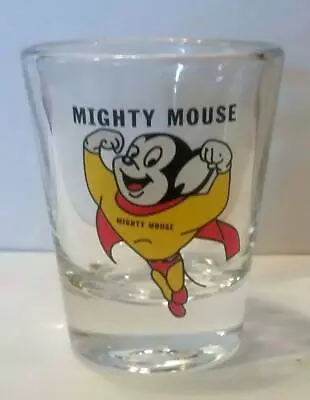 Mighty Mouse 1 1/2 Oz. Shot Glass #3 • $5.99