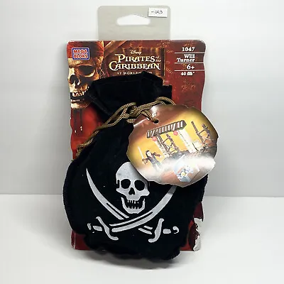 2006 Disney Pirates Of The Caribbean Mega Bloks #1047 Will Turner Loot/Booty Bag • $20