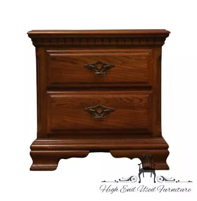 SUMTER CABINET Solid Oak Rustic Country Style 24  Two Drawer Nightstand 505-1505 • $549.99