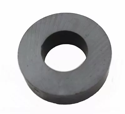 Ferrite Donut / Ring Ceramic Magnet 1.75  OD 0.86  ID 0.5  Thick. • $14.99