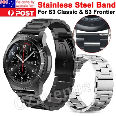 Samsung Galaxy Watch Stainless Steel Replacement Band Gear S3 Frontier/Classic • $10.49