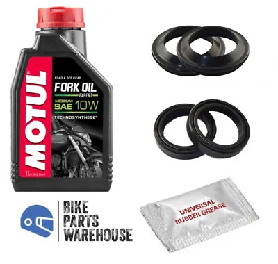 Kawasaki EN 500 C VULCAN 96-09 Fork Oil Seal Dust Seal Set Motul Expert Oil Kit • $39.14