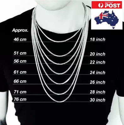 3-10mm Men's 316L Stainless Steel Silver Curb Link NK Necklace Chain Wholesale • $4.99