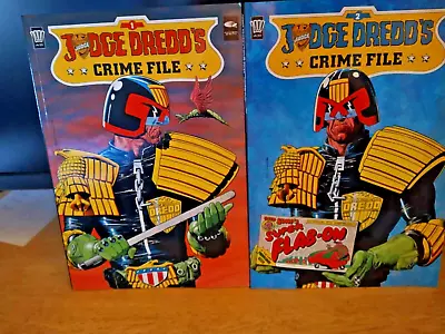 Judge Dredd's Crime File Vol 1-2 Trade Paperback Graphic Novel Quality Comics • $15.99