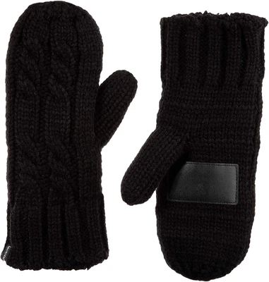 $38.06 • Buy Isotoner Women's Chunky Cable Knit Sherpasoft Mittens