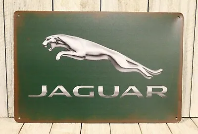 Jaguar Tin Metal Sign Poster Vintage Style Car Man Cave Garage Auto Mechanic • $10.97