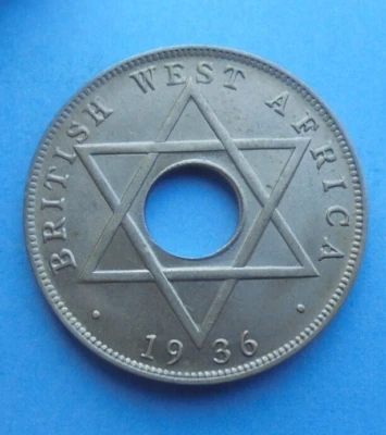 £7.50 • Buy British West Africa, 1936 H, Halfpenny, Edward VIII, As Shown.