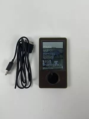 Zune Brown Model 1091 30GB MP3 Player W/ Charging Cord Tested Works Star Lord • $129