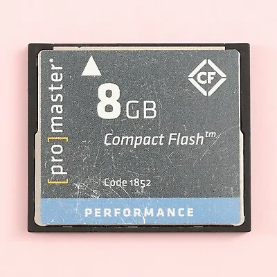 ProMaster 8GB Performance Compact Flash CF Memory Card CompactFlash  • $24.95