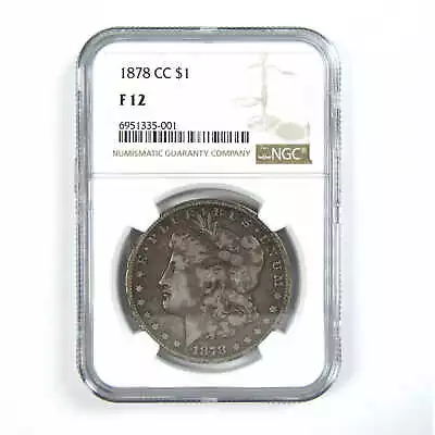 1878 CC Morgan Dollar F 12 NGC Silver $1 Coin SKU:I13221 • $189.99