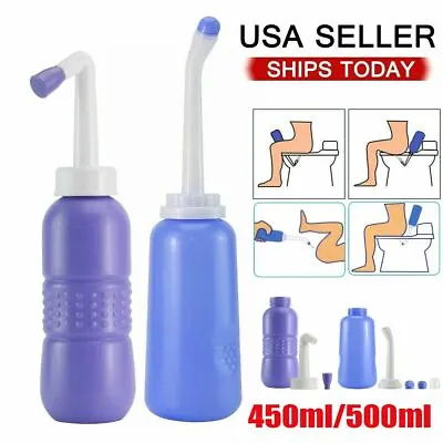 $10.22 • Buy Portable Travel Handheld Bidet Sprayer Personal Hygiene Bottle Spray Washing New